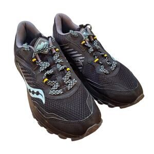 Saucony Excursion TR 15‎ Trail Running Shoes Sneakers Women’s Sz 10 Black Teal